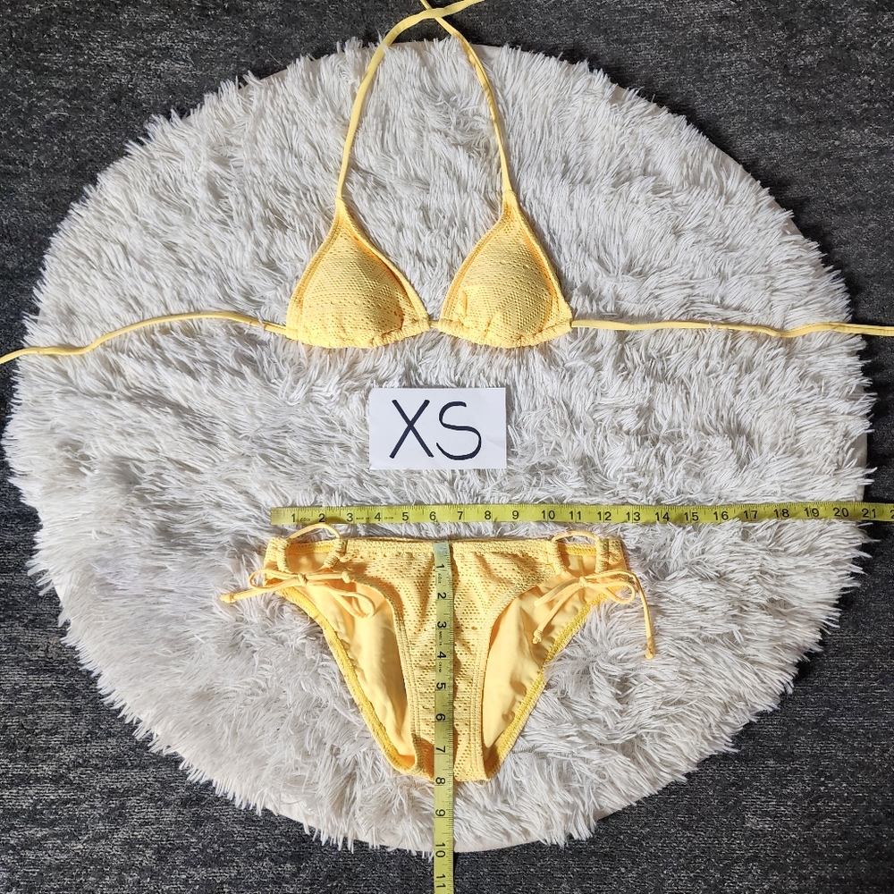 Yellow Triangle Bikini Set - Picture 5 of 11